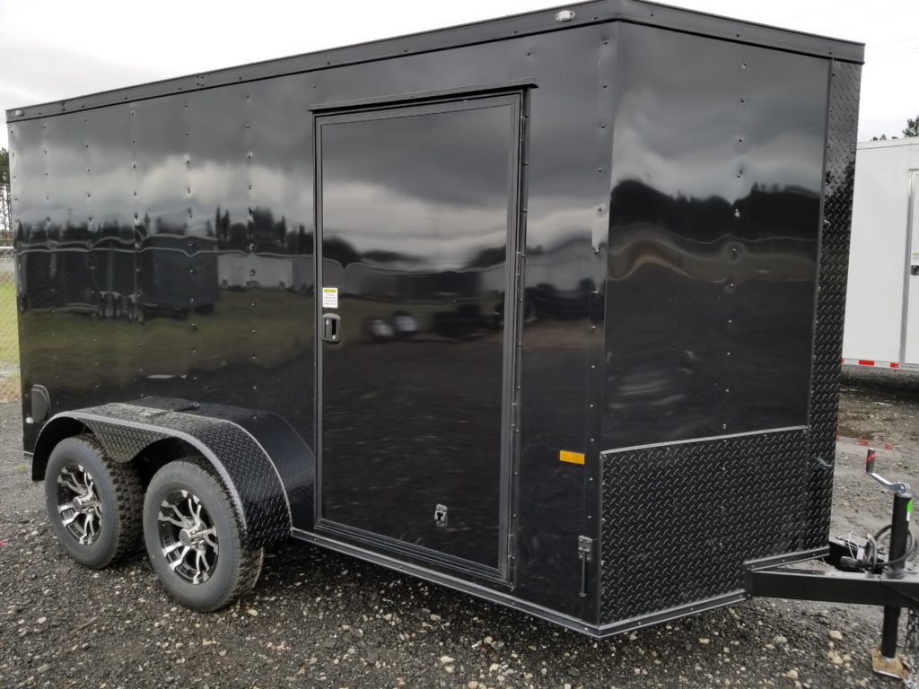 Enclosed Cargo Trailer 6x12 Blackout (ad 50) - USA Cargo Trailer