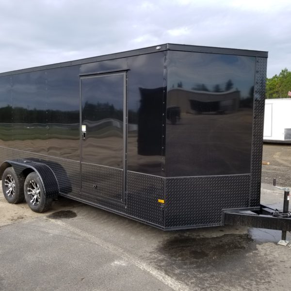 7x16 Black Hawk Deluxe-Custom Motorcycle Trailers. (ad 740) - USA Cargo ...