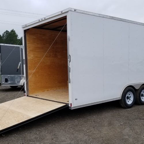 Special Enclosed Trailer 8.5x24 White 5200, 12