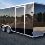 Enclosed Trailer 8.5x16 Black (ad 120) - USA Cargo Trailer