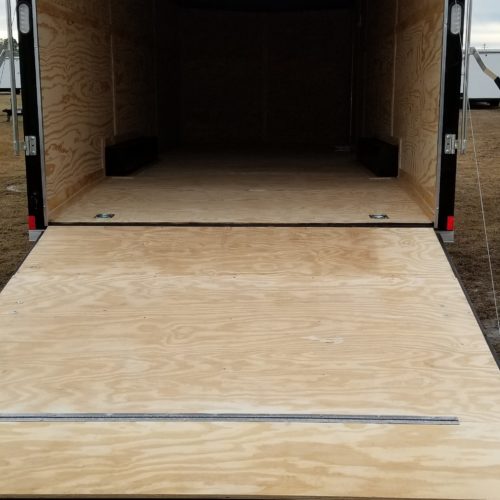 8.5x24 Black 5200 Car Trailer. (ad 220) - USA Cargo Trailer