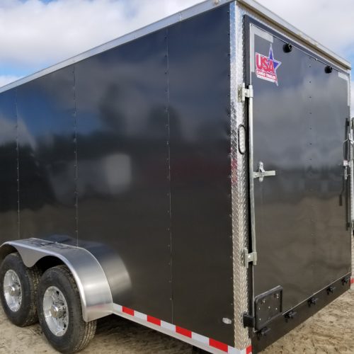 7x18 Heavy Duty Cargo Trailer. (ad 785) - USA Cargo Trailer